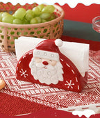 Ceramic Santa Claus Napkin and Tissue Holder - House Of Avana