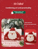 Ceramic Santa Claus Napkin and Tissue Holder - House Of Avana
