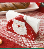 Ceramic Santa Claus Napkin and Tissue Holder - House Of Avana