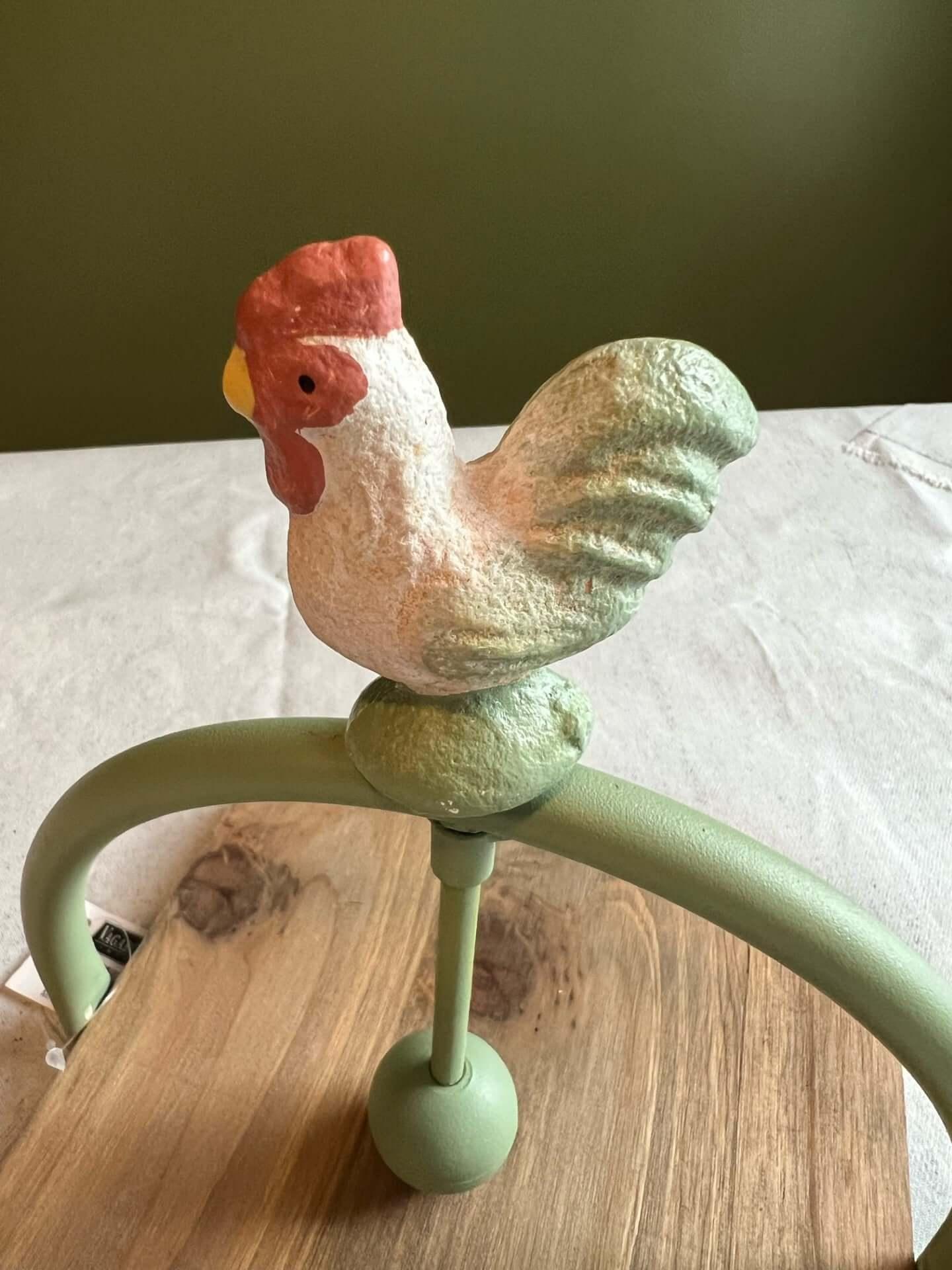 Farmhouse Rooster Napkin Holder, detail shot - House Of Avana