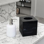 Tissue Box Holder - Luxury Marble, detail shot - House Of Avana