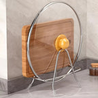 Multi-functional Chopping Board & Utensil Holder | Reinforced Design with Circular Cutouts for Knives,... - House Of Avana