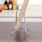 Multi-functional Chopping Board & Utensil Holder | Reinforced Design with Circular Cutouts for Knives,... - House Of Avana