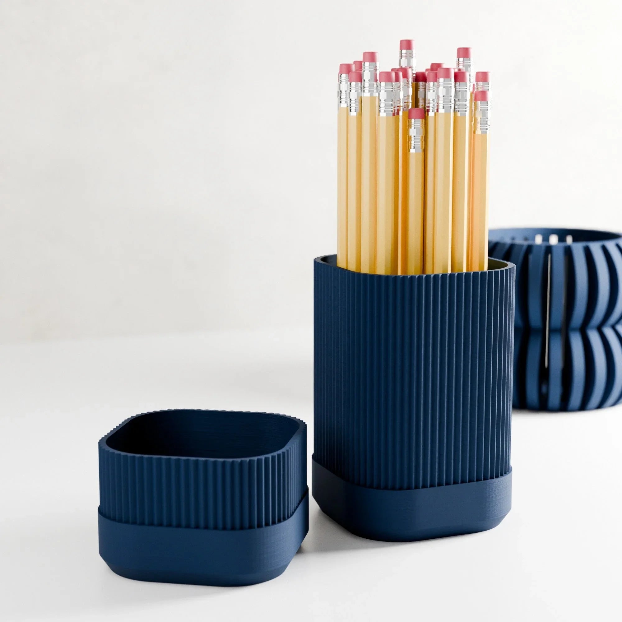 3 Piece Pencil Holder, top view - House Of Avana