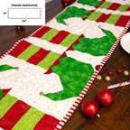 Holiday Quilted Table Runner Kit Bundle Block Party Quilt Co