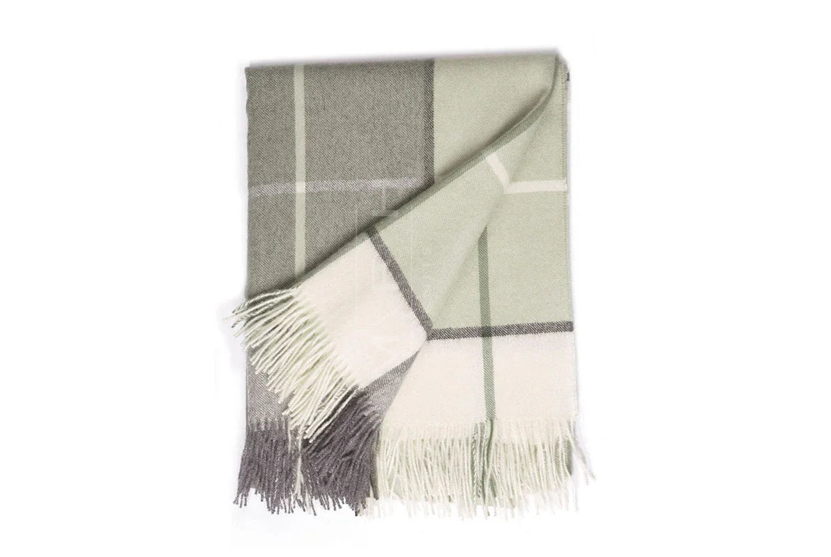 Horizon Stripe Alpaca Throw