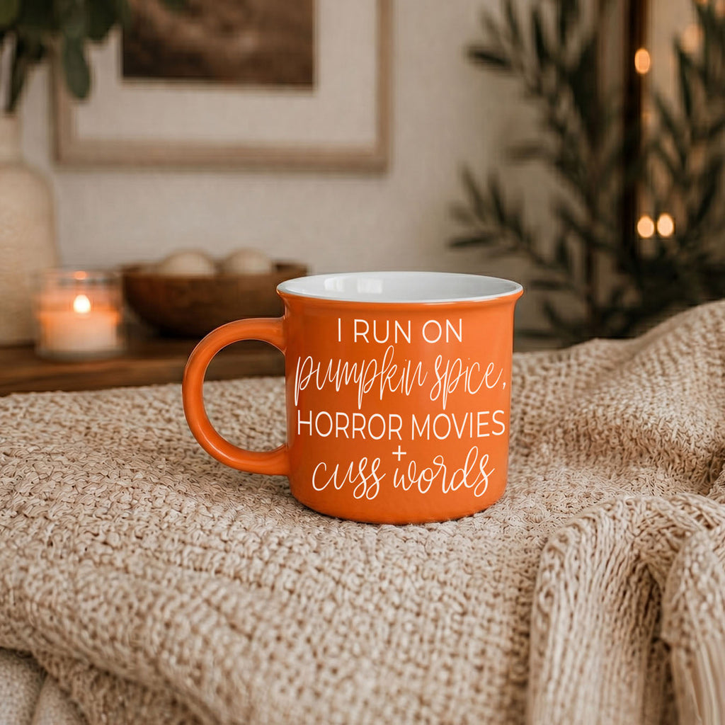 Pumpkin + Horror Mug