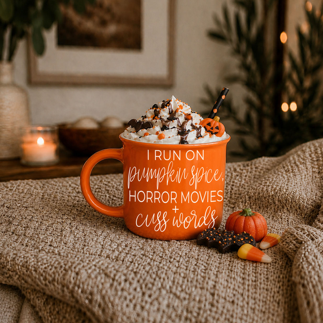 Pumpkin + Horror Mug