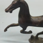 Horse Figurine - Bronze Metal Desk