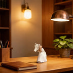 Horse Figurine - Ceramic Girl Decoration