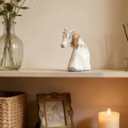 Horse Figurine - Ceramic Girl Decoration