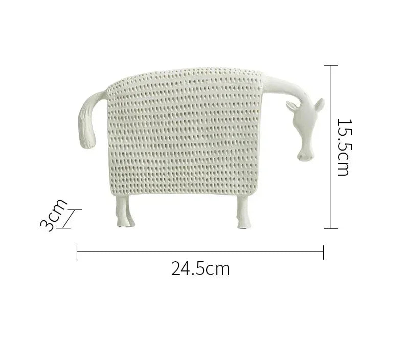 Armor Animal Handicraft Horse Figurine for Home Interior Decoration, close-up view - House Of Avana
