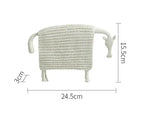 Armor Animal Handicraft Horse Figurine for Home Interior Decoration, close-up view - House Of Avana