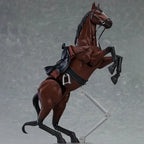 Horse Figurine - Movable White/Brown/Black Model