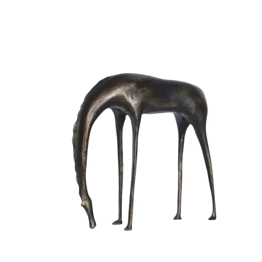 Horse Statue - Abstract Cast Iron