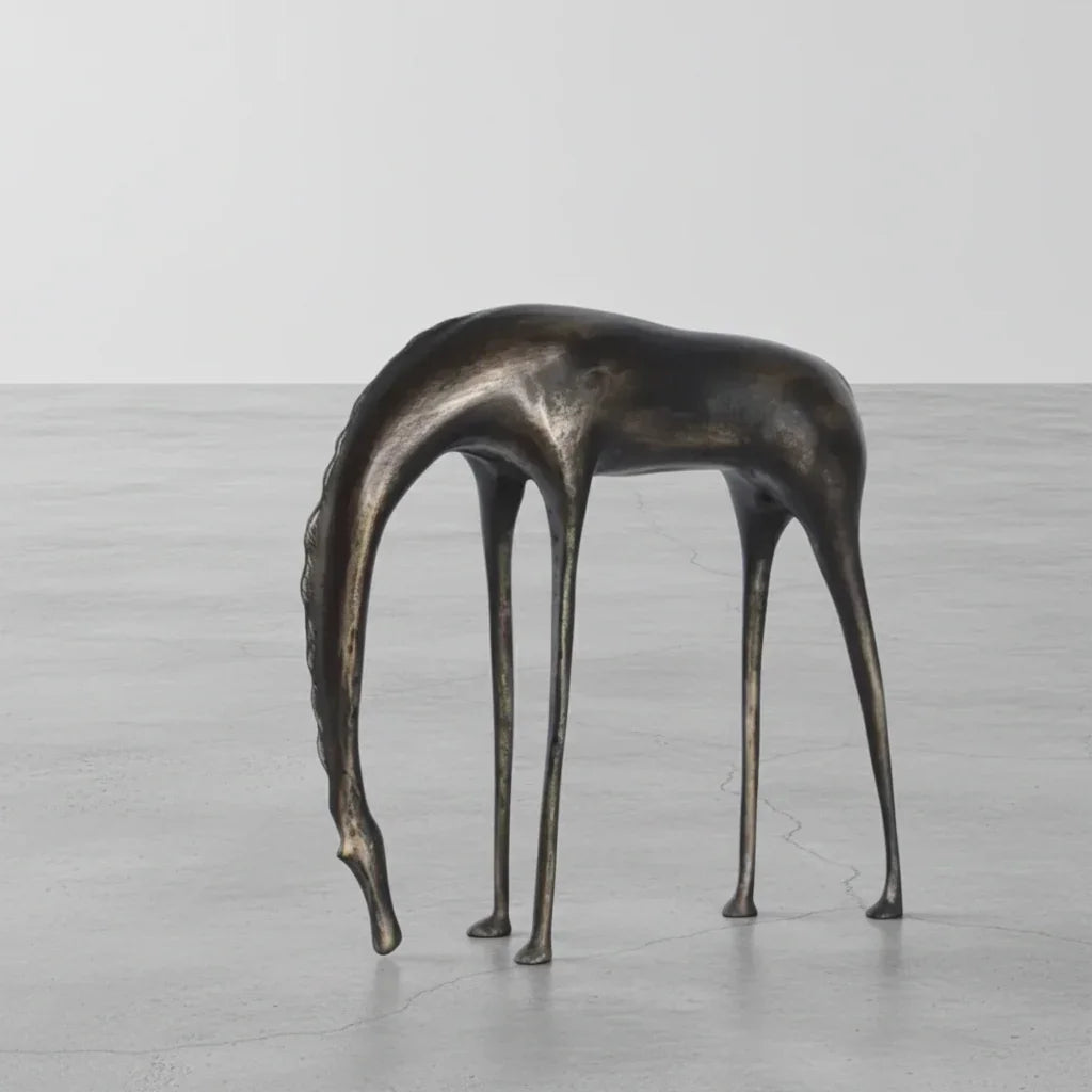 Horse Statue - Abstract Cast Iron