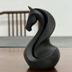 Horse Statue - Decorative Black Indoor