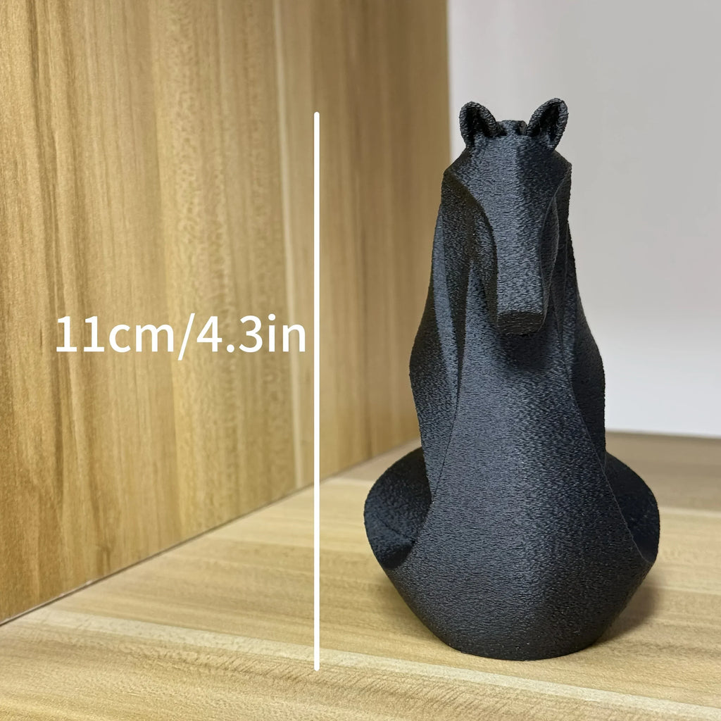 Horse Statue - Decorative Black Indoor