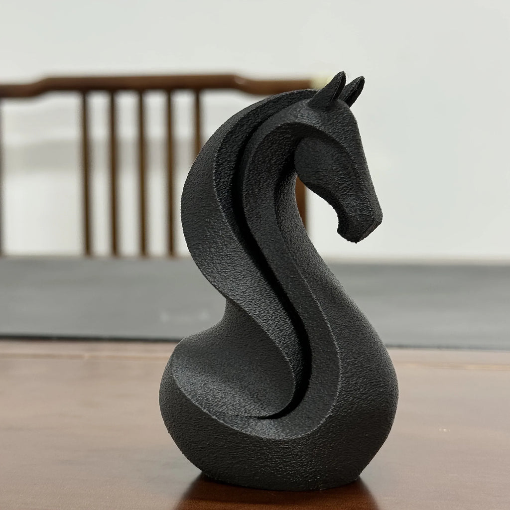 Horse Statue - Decorative Black Indoor