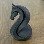 Horse Statue - Decorative Black Indoor
