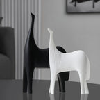 Creative Home Decor Abstract S Horse Statue Living Room Decor Animal Sculpture Office Desk Accessories... - House Of Avana