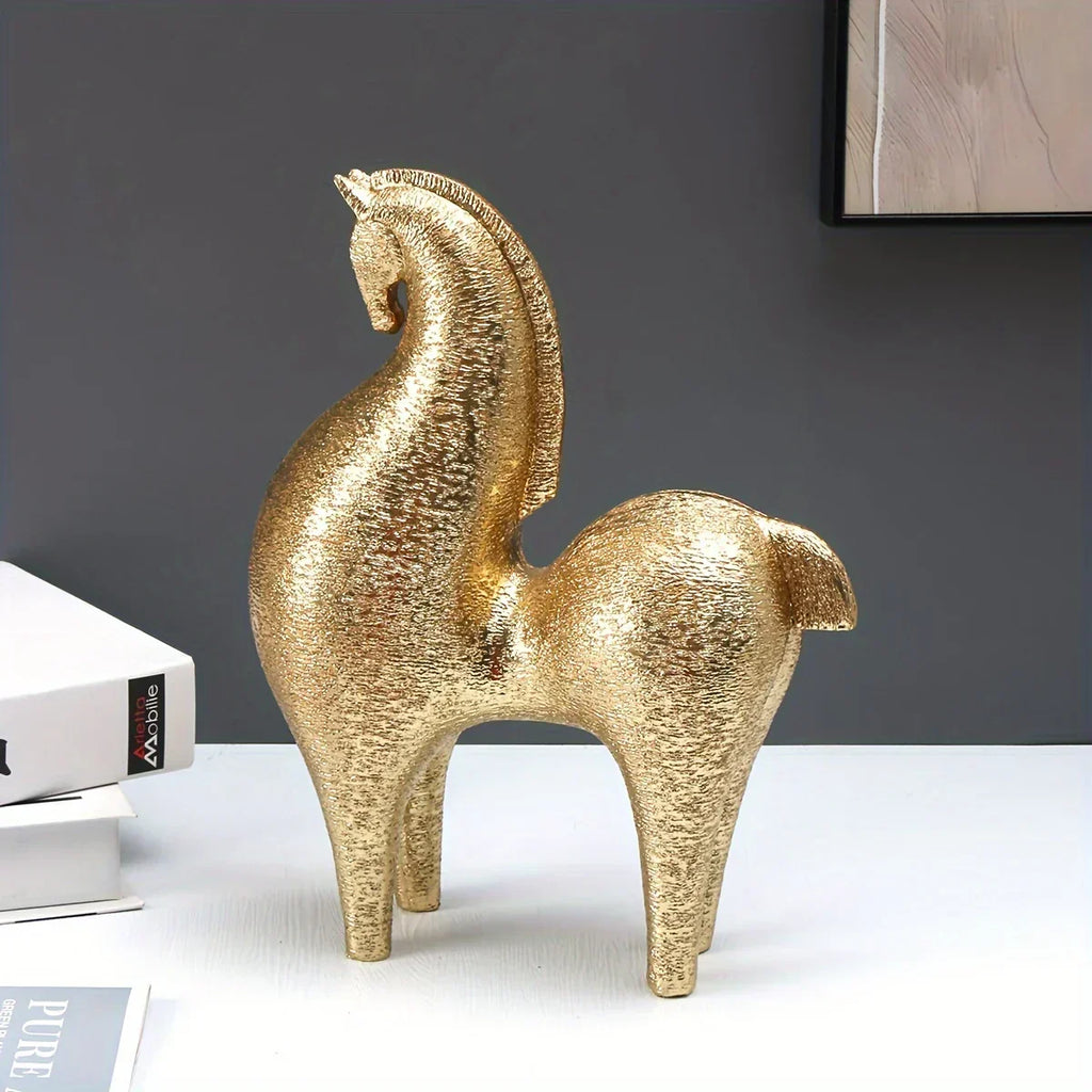 Horse Statue - Modern Geometric Abstract