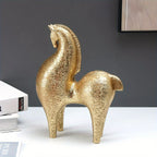Horse Statue - Modern Geometric Abstract