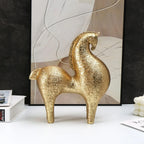 Horse Statue - Modern Geometric Abstract