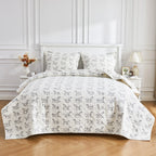 Horses Cotton Flannel Quilt Set Mélange Home