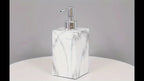 Hotel Bathroom Hand Sanitizer Refillable Bottle Simple and High-end Press Bottle Lotion Bottle Shampoo Shower Gel Empty Bottle House Of Avana