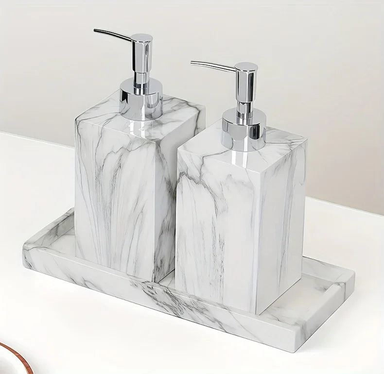 Hotel Bathroom Hand Sanitizer Refillable Bottle Simple and High-end Press Bottle Lotion Bottle Shampoo Shower Gel Empty Bottle House Of Avana