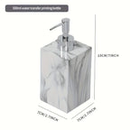 Hotel Bathroom Hand Sanitizer Refillable Bottle Simple and High-end Press Bottle Lotion Bottle Shampoo Shower Gel Empty Bottle House Of Avana