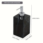 Hotel Bathroom Hand Sanitizer Refillable Bottle Simple and High-end Press Bottle Lotion Bottle Shampoo Shower Gel Empty Bottle House Of Avana [[SKU:HOA-MSC-014]]