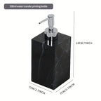 Hotel Bathroom Hand Sanitizer Refillable Bottle Simple and High-end Press Bottle Lotion Bottle Shampoo Shower Gel Empty Bottle House Of Avana [[SKU:HOA-MSC-014]]