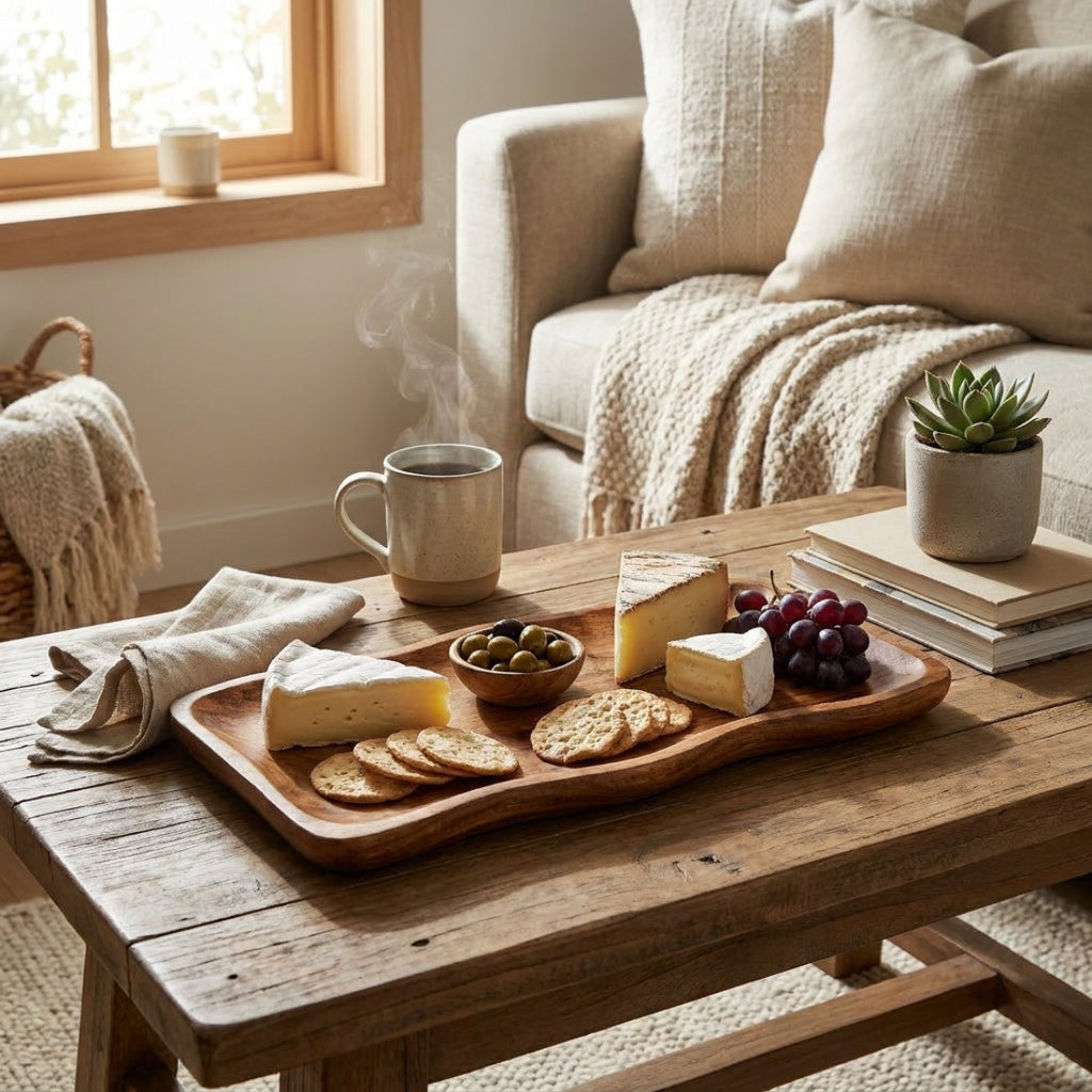 House of Avana Large Mango Wood Platter