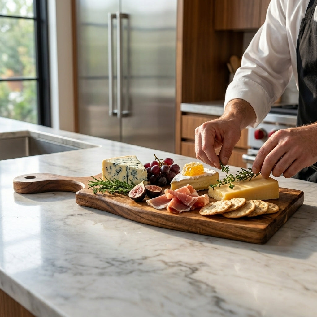 House of Avana Mango Wood Cheese Platter
