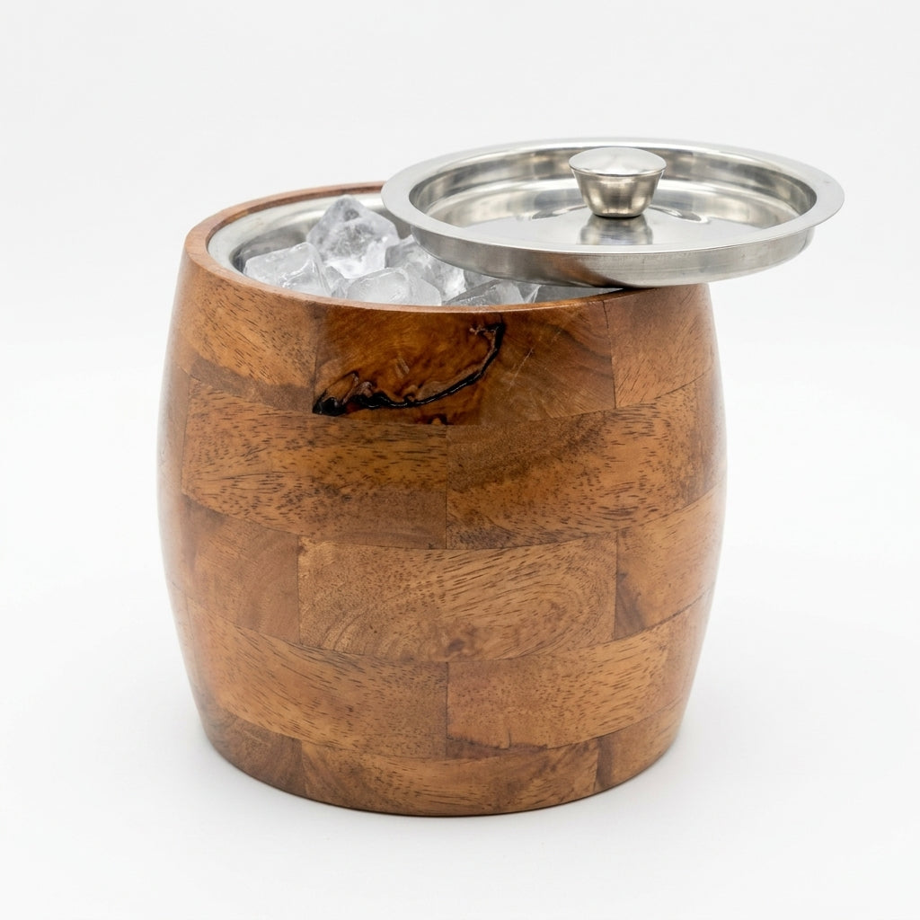 House of Avana Mango Wood Ice Box