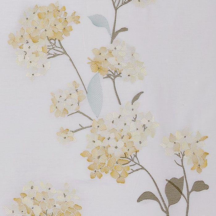 Hydrangea 100% Cotton Embroidered Duvet Cover Set Mélange Home