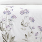 Hydrangea 100% Cotton Embroidered Duvet Cover Set Mélange Home