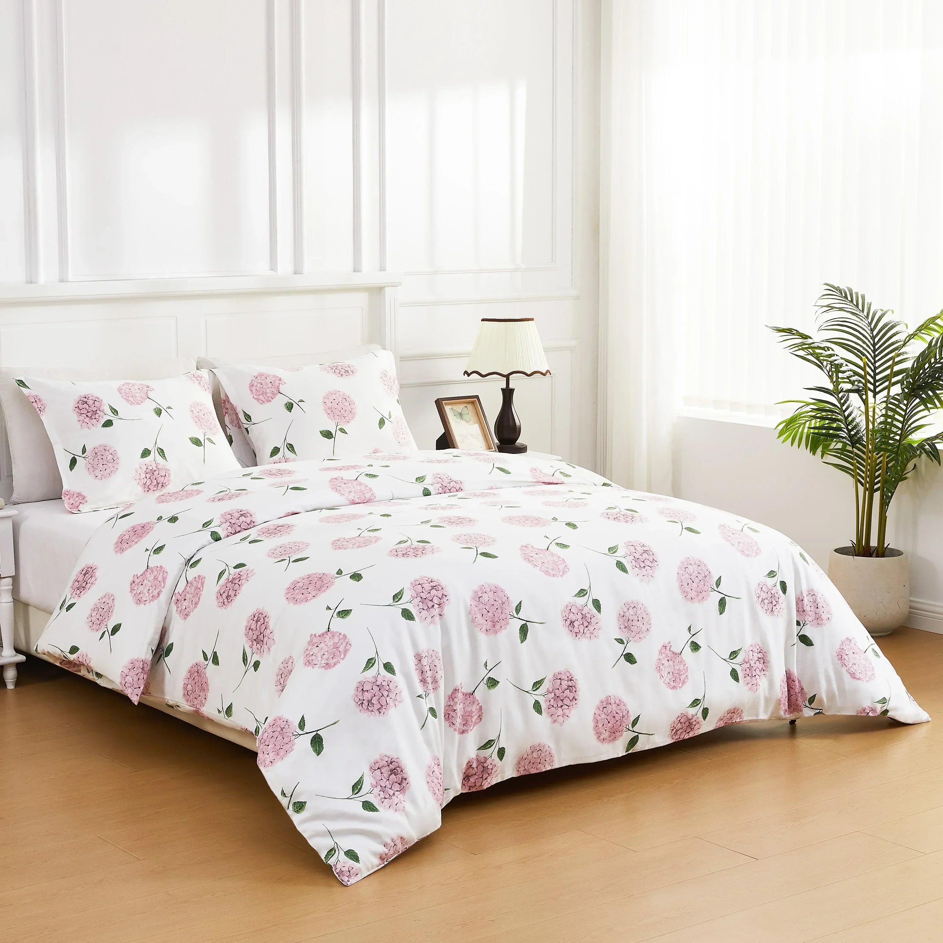 Hydrangea Printed Duvet Set Mélange Home