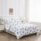 Hydrangea Printed Duvet Set Mélange Home