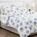 Hydrangea Printed Duvet Set Mélange Home