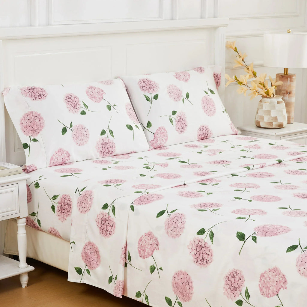 Hydrangea Printed Sheet Set Mélange Home