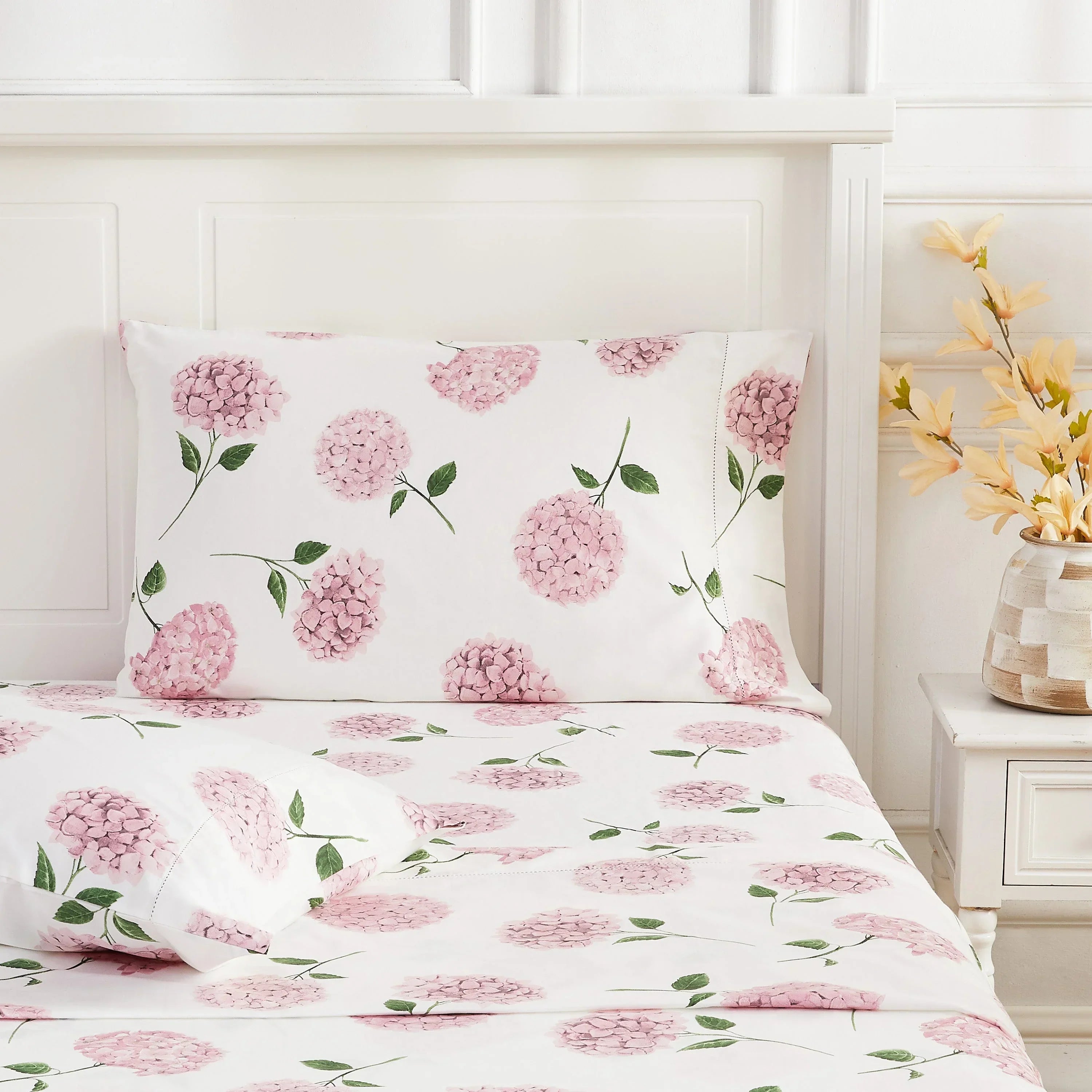 Hydrangea Printed Sheet Set Mélange Home