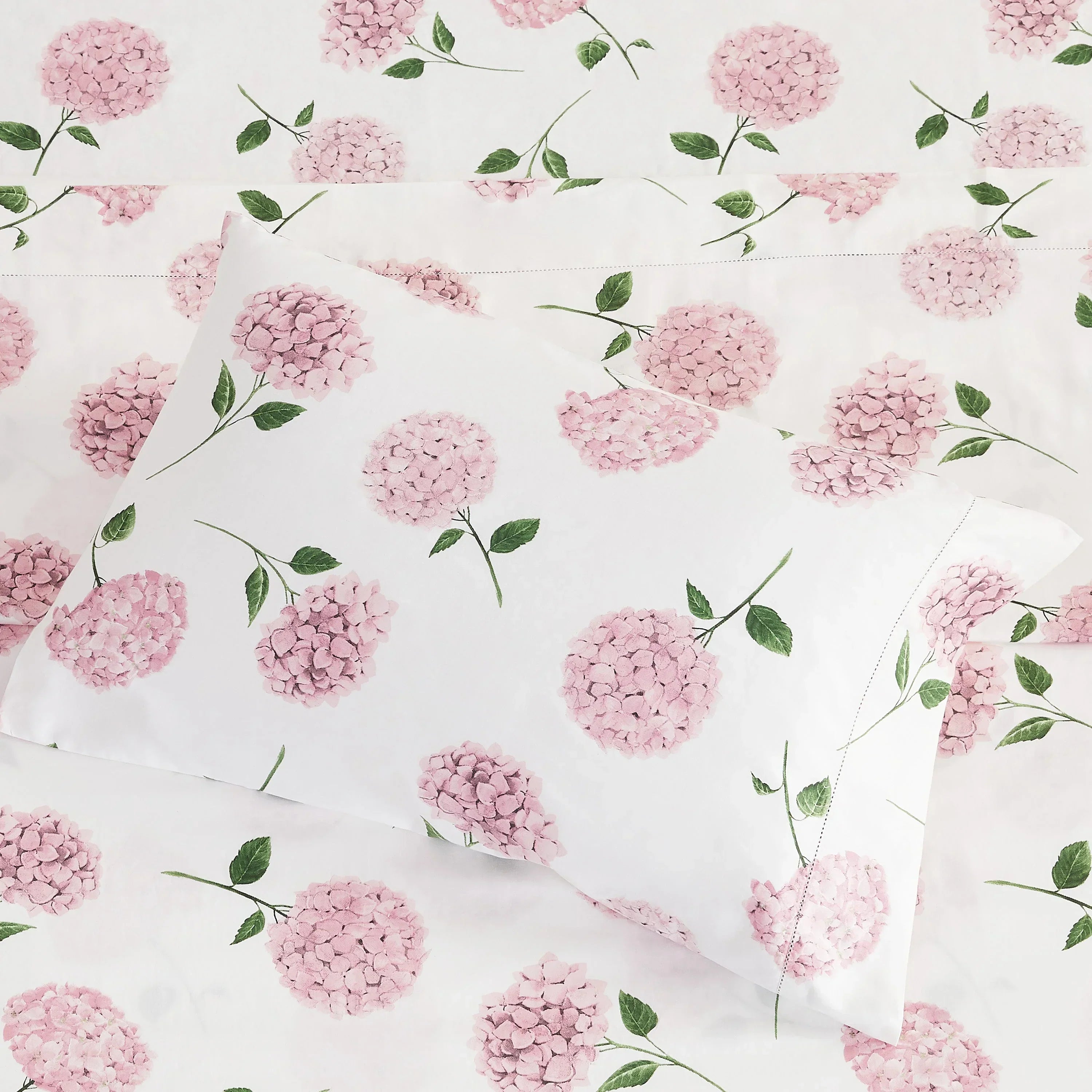 Hydrangea Printed Sheet Set Mélange Home