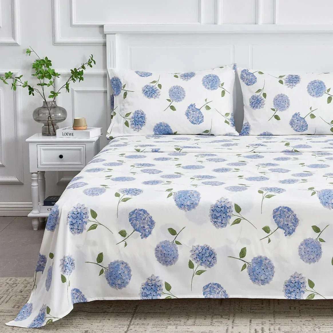 Hydrangea Printed Sheet Set Mélange Home