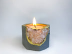 ROSE QUARTZ CANDLE HOLDER AURA 8 HOME