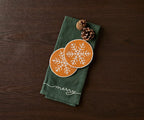 Handmade Beaded Holiday Coaster – Christmas Table Decor by Payton James