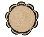 Raffia Woven Placemat - Handmade Raffia Table Mats, Eco-Friendly Natural Fiber Decor, Perfect for Garden Party & Dining Table