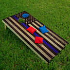 Police Support - Cornhole Board Wrap - Set of 2 Lone Star Art